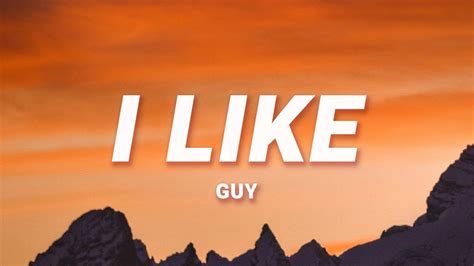 guy i like lyrics